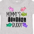 thumbnail image 4 of Inktastic Mommy's Fishing Buddy with Colorful Fish Boys or Girls Toddler T-Shirt, 4 of 5