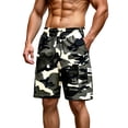 thumbnail image 2 of LTTVQM Men's Cargo Shorts Hiking Lightweight Elastic Waist Workout Outdoor Camo Summer Shorts with Multi Pockets Khaki XL, 2 of 4