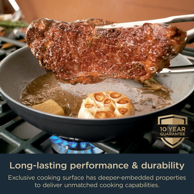 Ninja Ceramic Pro 10-Piece Cookware Set, Aluminum and Stainless