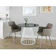 thumbnail image 2 of LumiSource White Metal, Black MDF Canary Cosmo Dining Table, 2 of 4