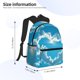 thumbnail image 2 of Disketp Heart Shaped Cloud Mochila Ligera Clásica con Múltiples Bolsillos, Mochila Casual para Hombre y Mujer, Ideal para Escuela, Trabajo y Viajes, 2 of 6