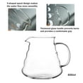 thumbnail image 3 of LEIJOCO Pour Over Coffee Maker Set – Includes Glass Coffee Dripper, Metal Dripper Stand, Heat Resistance 600ml Coffee Server and 40 Count Paper Coffee Filters, 4 in 1 Black Set, 3 of 7