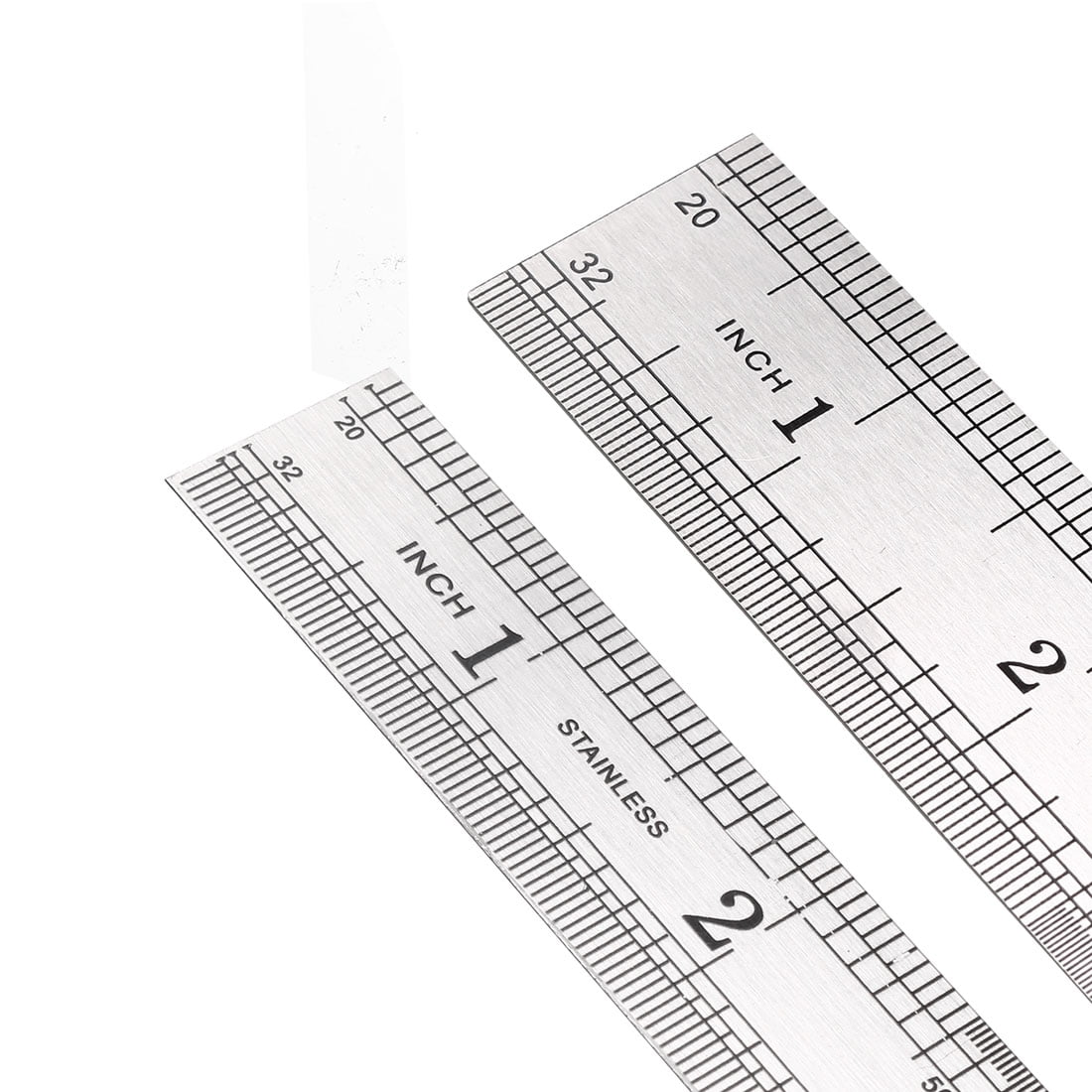 Camkey Stainless Steel Ruler 12 Inch + 6 Inch Metal Rulers X2 I129082