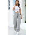 thumbnail image 4 of chouyatou Women's Sports High Waisted Loose Baggy Fleece Gym Jogger Sweatpants with Pocket, 4 of 5