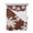 Brown, White, Cream, variant on Quilts Full Size Bedding Set, Teal Palm Trees Lightweight Quilted Comforter, Farmhouse Tropical Summer Beach Soft Reversible Bedspread Coverlet with Pillow Covers for All Season, 78" x 90"