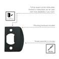 thumbnail image 4 of Design House 779348 Full Lip Square Corner Strike Plate Matte Black, 4 of 14