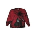 thumbnail image 5 of Scream Ghost Face Men's Ghost Face Lives Tie-Dye Adult Long Sleeve Graphic Print T-Shirt, 5 of 6