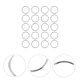 thumbnail image 3 of Cinturones de casos de equipaje 20pcs Cinturas de cintas Hebillas anillos de aleación de zinc decoraciones, 3 of 5
