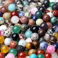 thumbnail image 1 of Multicolor 100PCS 8mm Natural Stone Beads Round Loose Gemstone Stone Beads for, 1 of 4
