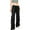 Black, variant on Babysbule Womens Cargo Pants Women's Vintage Street Style Star Print Spicy Girl Low Waisted Straight Tube Slimming Pants