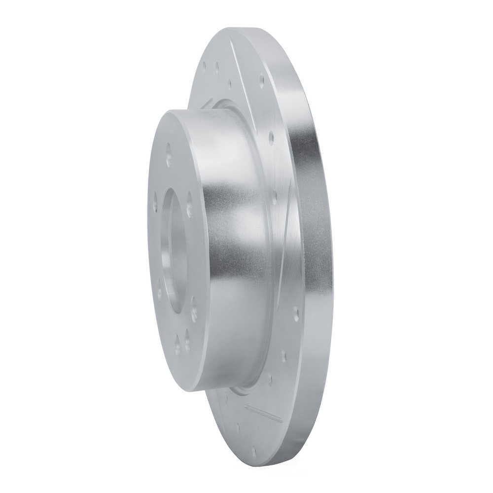 Dynamic Friction Company 631-63175R DFC Brake Rotor - Drilled And Slotted - Silver