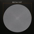 thumbnail image 2 of Unique Bargains 15Pcs Round Plastic Canvas Mesh Sheets 23.7cm / 9.33inch Circle Mesh Mat for Embroidery Knit Crochet Needlework, 2 of 6