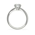 thumbnail image 2 of 1.00 Carat Excellent Round Cut Real Diamond Beautiful Engagement Ring for Ladies Solid 14K White Gold Size 11, 2 of 8