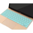 thumbnail image 2 of Mosiso Keyboard Cover for MacBook Pro 13 Inch 2017 & 2016 Release A1708 Without Touch Bar, MacBook 12 Inch A1534 Protective Skin, Hot Blue, 2 of 4