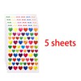 thumbnail image 1 of 3-45sheet Reward Stickers for Children Colorful Star Heart Dot Behavior Chart Scrapbook Sticker Student Teacher Supplies, 1 of 1