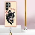 thumbnail image 3 of TECH CIRCLE For Galaxy S24 Case,Stylish Pattern Soft Slim Thin Silicone TPU Girls Boys Women Men Case Shockproof Protective Phone Case with Strap for Samsung Galaxy S24 6.1" 2024,Dog, 3 of 7