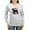 Ash Gray, variant on CafePress - Giant Schnauzer Patriot Women's Long Sleeve T Shir - Women's Long Sleeve Graphic Casual T-Shirt