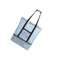 thumbnail image 1 of Inteprter Bolsa de almuerzo aislada Comida Leche Bolsa fresca Transporte Trabajo Escuela Senderismo Picnic Plegable Playa Viaje Bolso Adultos Almacenamiento y organización del hogar Azul, 1 of 6
