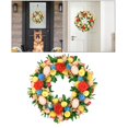 thumbnail image 4 of de pa puerta delantera, 14 pulgadas, s florales de primavera pa puerta, pa puerta delantera, ventana, decoración Huevo perfecl Corona de puerta principal, 4 of 8
