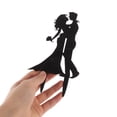 thumbnail image 3 of Wedding Cake Toppers Funny Decorations Bride Bridegroom Black, 3 of 8