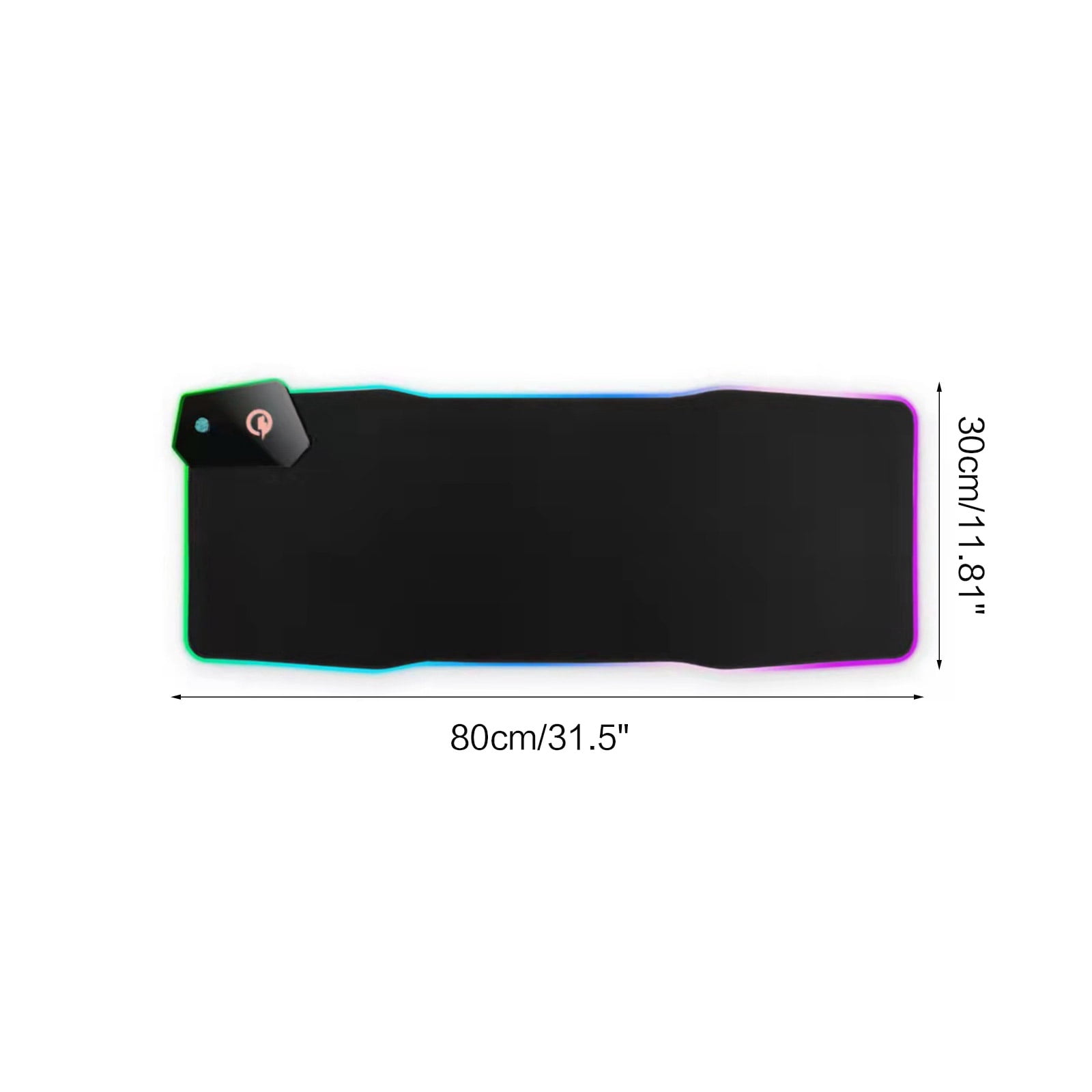Gaming Mouse Pad With 15W RGB Mouse Pad For Mice Desk Cushion Mouse Mat For Laptops