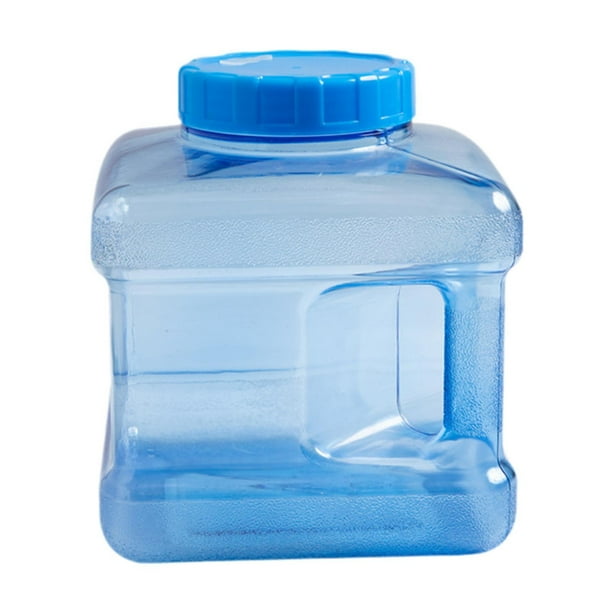 Contenedor de agua de 5 litros con mango Carrier cubo de jarra de almacenamiento de agua ligera para actividades de emergencia de emergencia para
