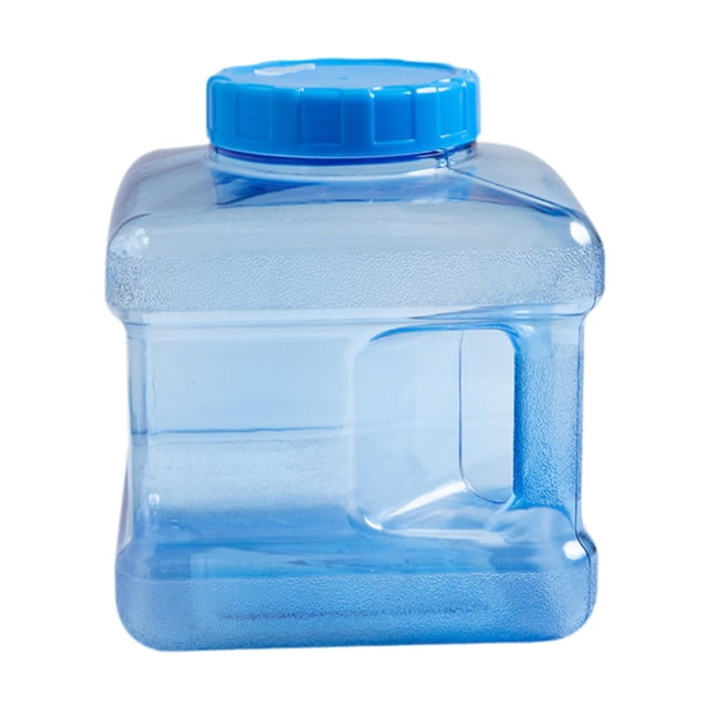 Contenedor de agua de 5 late el agua puede conveniente cubo de transporte ligero con mango para la supervivencia de campamento de pesca de emergencia