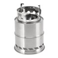 thumbnail image 2 of Camping Stove, Anti Rust Combustion Holes Alcohol Stove Stainless Steel Compact With Storage Bag For Outdoor Round,High Feet, 2 of 8