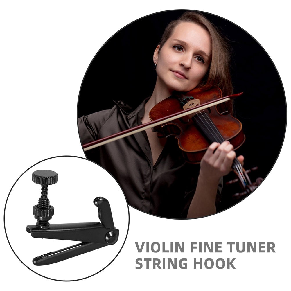 WHAMVOX HOMEMAXS 8 pcs Universal Violin Fine Adjuster Practical Brass String Tuning Tools for Violin Parts and String Adjustment