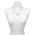 thumbnail image 3 of Delight Jewelry Silvertone Key - Oval Seal To the World You are a Mother Locket Necklace, 3 of 4