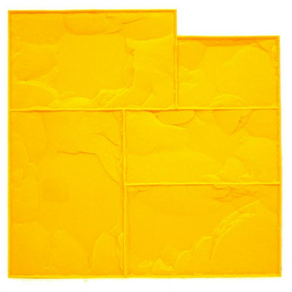Bon Tool 12-882 Texture Mat - Ashlar Yellow - 24" X 24"