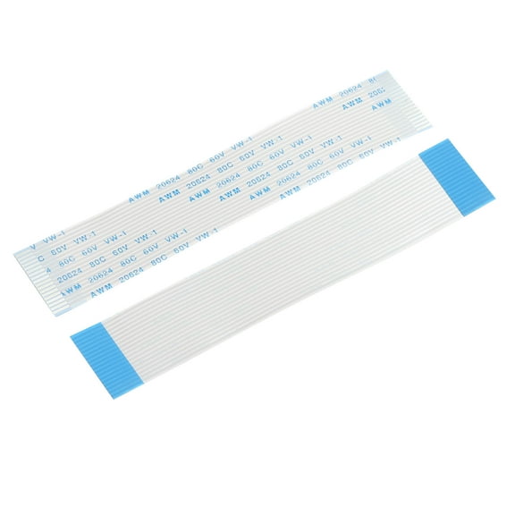 Uxcell Flexible Flat Cable Extension Cables 18 Pins 1.0mm Pitch 100mm A Type for DVD Player 5 Pack