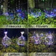 thumbnail image 3 of Solar Firework Light, 120 LED Warm Light Outdoor Firework Solar Garden Decorative Lights for Walkway Pathway Backyard Christmas Decoration Parties (Mulit-Color) (2 Pieces), 3 of 10
