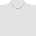 thumbnail image 4 of Diamond2Deal 925 Sterling Silver 1.7 mm Diamond-cut Rope Chain Necklace for Women 16", 4 of 6