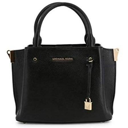 Michael Kors Arielle Ladies Medium Black Leather Satchel Bag 30F9GI5S1L-001