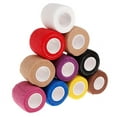 thumbnail image 2 of 10Pcs Disposable Adhesive Tattoo Machine Tape Wrap Self-Adhesive Bandage Rolls Elastic Handle Grip Wrap for Women Men, 2 of 8