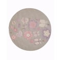 thumbnail image 2 of Hand-tufted Wool Gray Transitional Animal Kid's Butterfly Rug, 2 of 4