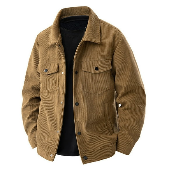 Men'S Fleece Jacket Lightweight Comfortable Fit For Casual Daily Wear In Spring Summer Autumn Versatile Style Men'S Fleece Jackets & Coats Coffee Xxxl