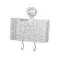 thumbnail image 2 of Dispensador de bolsas de basura para cocina, elegante organizador de baño con ventosa para montaje en pared. Claro, 2 of 7