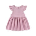 thumbnail image 4 of XBASW Toddler Baby Girls Cotton Dress Summer Ruffle Sleeve Dresses Kids Casual Sundress for Girls 1-7Y, 4 of 7