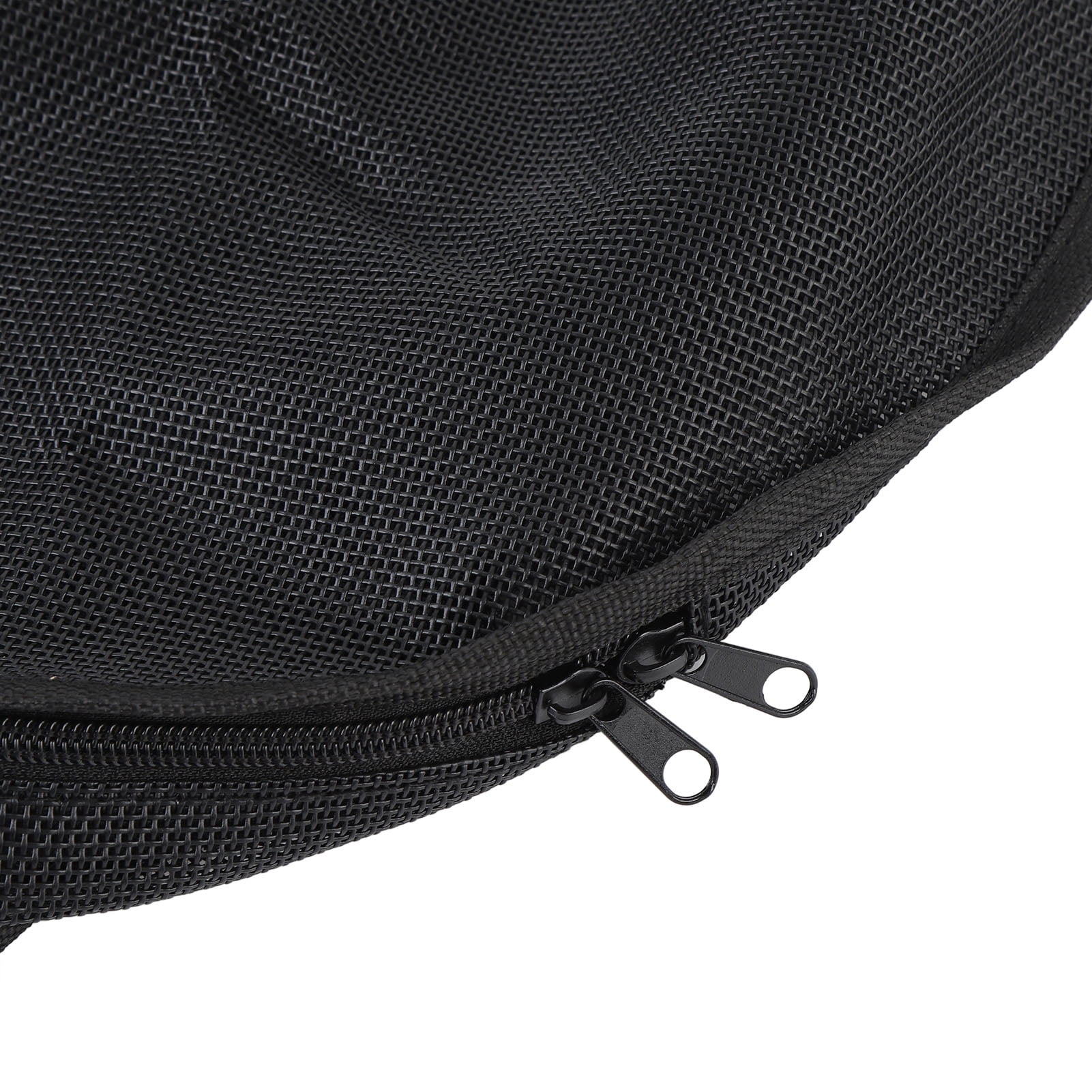 Rupoun Mesh Bath Toy Organizer Large Capacity Wall Hanging Zippered Storage Bag with 4 Adhesive Hooks for Bathroom Black, 22 x 14.6 inches / 56 x 37 cm