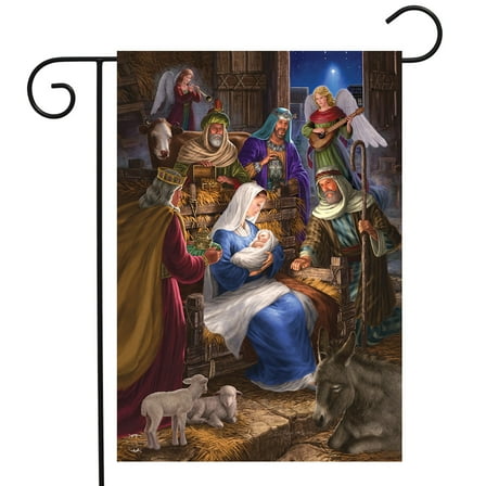 Briarwood Lane Holy Family Christmas Garden Flag