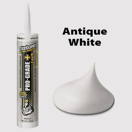 Titebond Pro-Grade Plus 10.1 Oz. Silicone Caulk, Antique White 8471