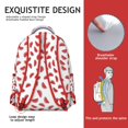 thumbnail image 5 of Cute Watermelon Backpack - Trendy school bag for women & girls, spacious college backpack with laptop sleeve, ideal gift for daily use., 5 of 6