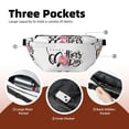 thumbnail image 4 of Naloa Happy Mother's Day (3) Print Running Belts for Men Women,Running Fanny Pack with 2-Zipper Pockets,Waterproof Waist Pack for Travel Hiking Running Outdoor Sports, 4 of 8