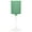 Green, variant on Two-Tone 9 Oz White with Clear Stem Plastic Wine Goblets : Ideal for Parties & Event: 5CT