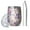 Pioneer Flower Floral-3, variant on 12oz Stemless Wine Tumblers Pioneer Flower Floral Print Pattern Vacuum Insulated Stainless Steel Travel Tumbler Cups Mug with Lid and Straw for Champaign,Cocktail,Beer with Cleaning Brush