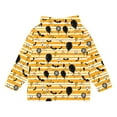 thumbnail image 6 of Odeerbi Toddler Boys Girls Fall Winter Zip Up Hoodies Halloween Sweatshirt Jacket Kids Fashion Cute Print Long Sleeve Hooded Sweatshirt Coat with Pocket Toddler Clothes Yellow, 6 of 6