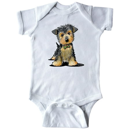 

Inktastic Little Gent Yorkie Gift Baby Boy or Baby Girl Bodysuit