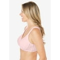 thumbnail image 3 of Comfort Choice Women's Plus Size Cotton Wireless Lightly Padded T-Shirt Bra, 3 of 4